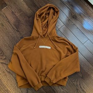 slightly cropped hoodie